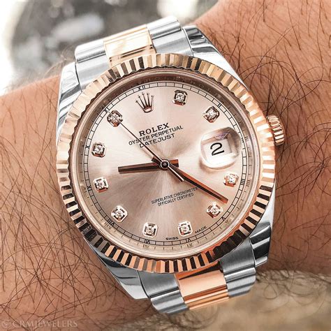 2 tone ever rose rolex|Rolex datejust 41mm rose gold.